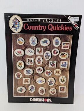 Cross Stitch Pattern Country Quickies Dimensions